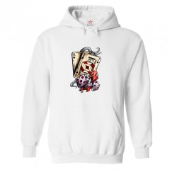 Black Jack Classic Unisex Kids and Adults Pullover Hoodie For Card Games Lovers									 									 									